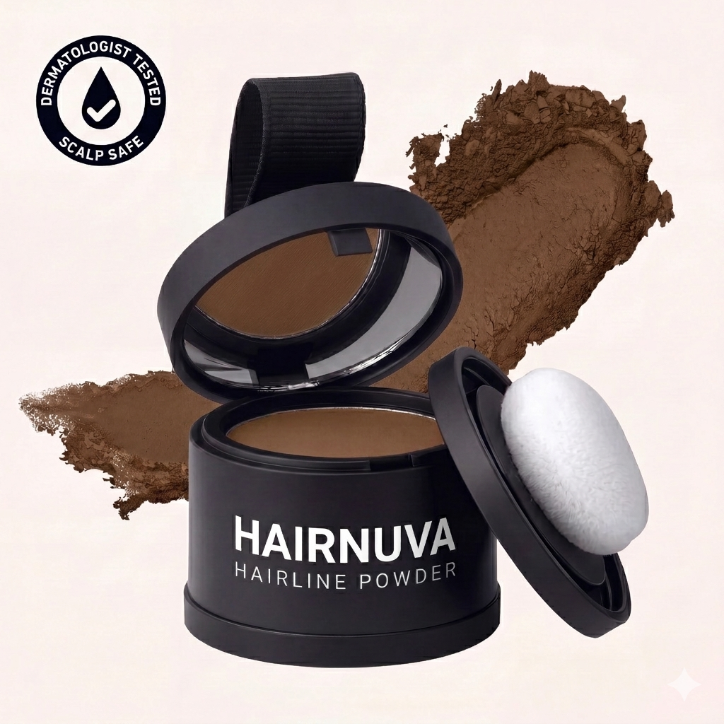 Hairline Powder — Instant Root Touch-Up & Fuller Hairline | 30-Day Money Back Guarantee