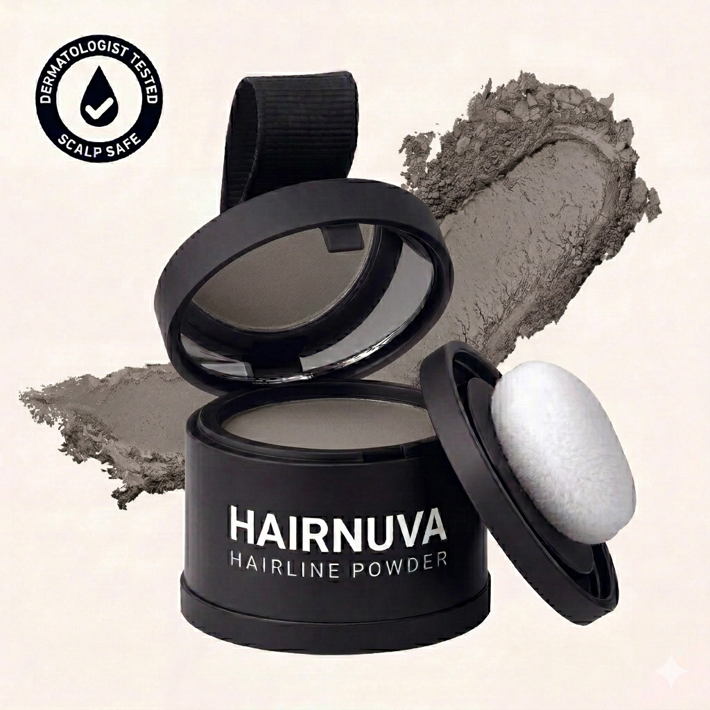 Hairline Powder — Instant Root Touch-Up & Fuller Hairline | 30-Day Money Back Guarantee