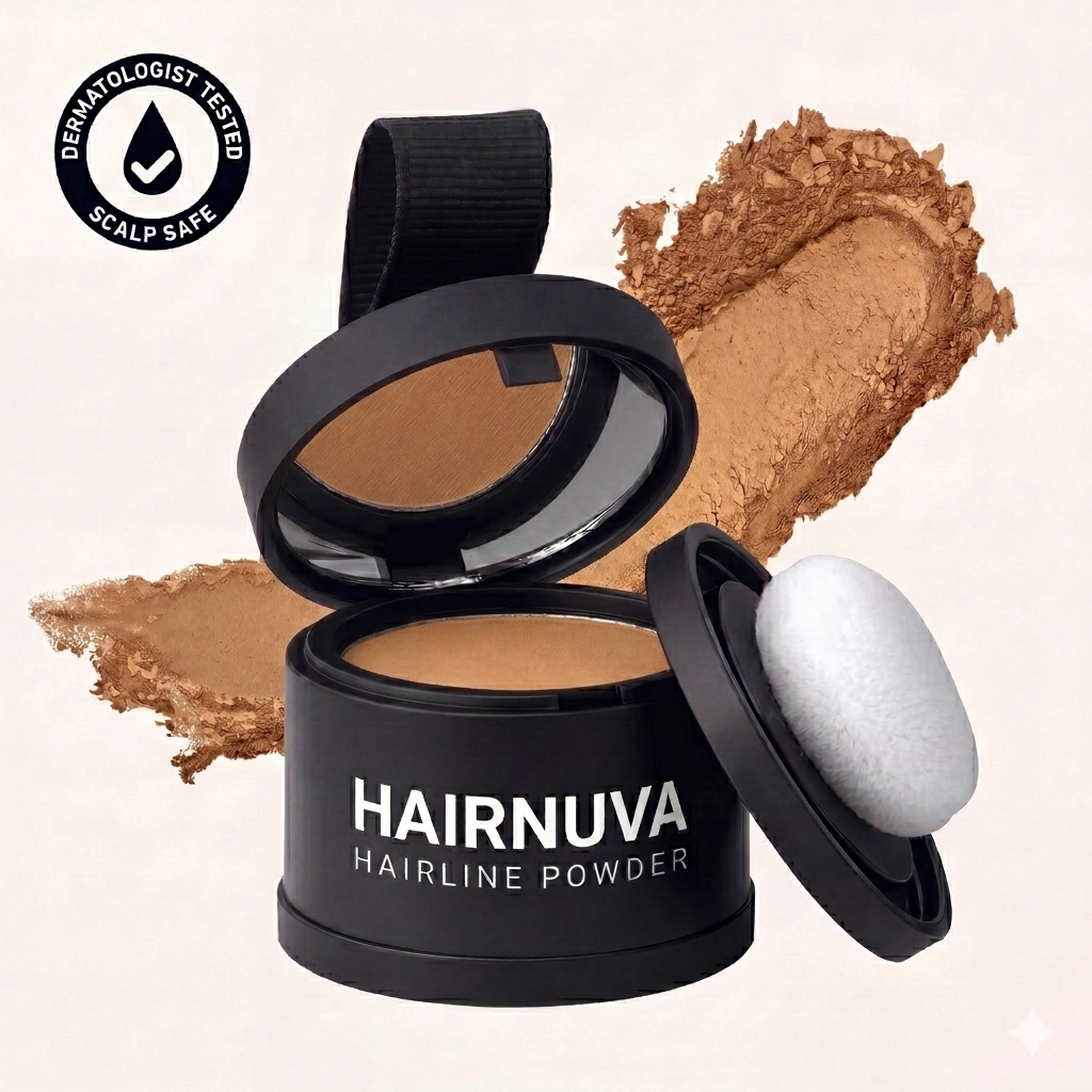 Hairline Powder — Instant Root Touch-Up & Fuller Hairline | 30-Day Money Back Guarantee