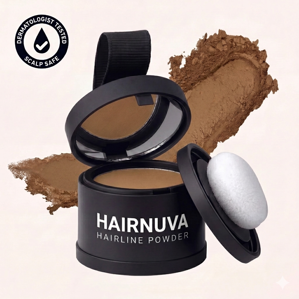 Hairline Powder — Instant Root Touch-Up & Fuller Hairline | 30-Day Money Back Guarantee