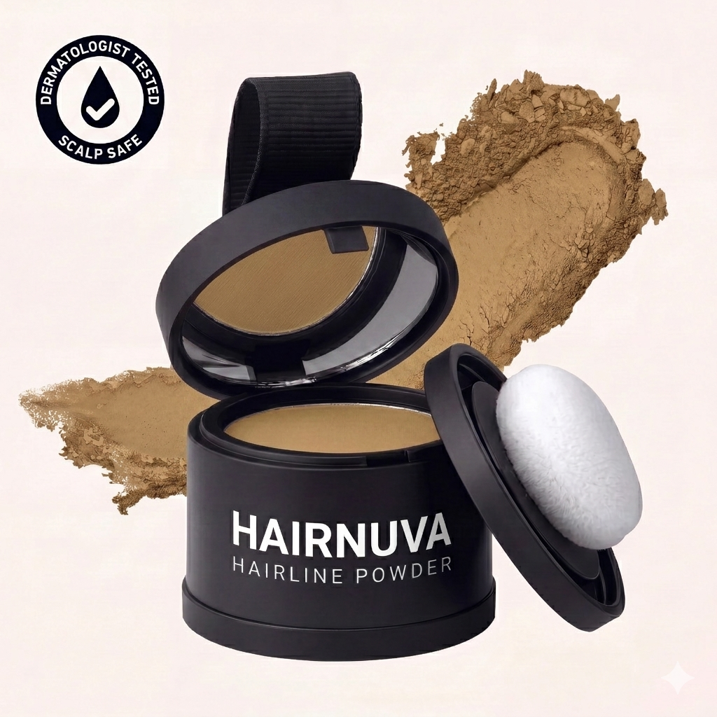 Hairline Powder — Instant Root Touch-Up & Fuller Hairline | 30-Day Money Back Guarantee